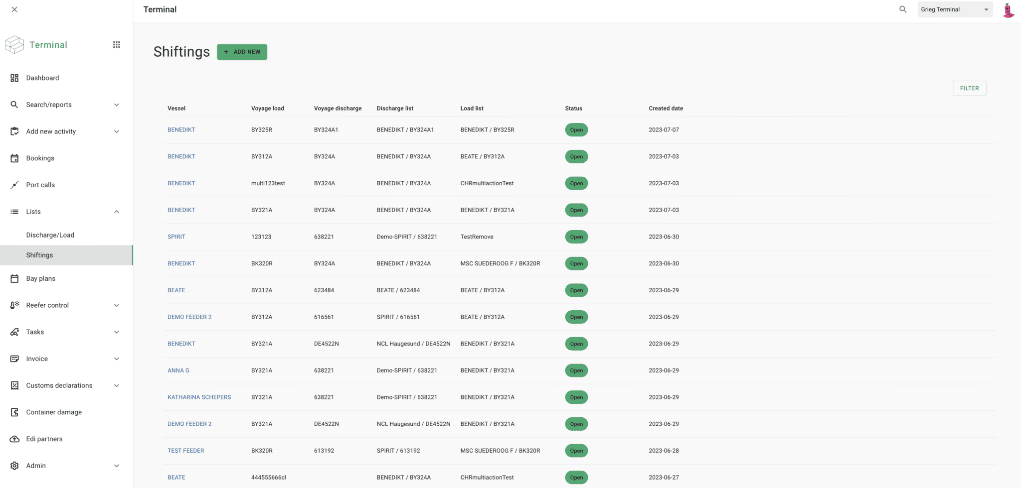 Tos Container Tracking INTRODUCING THE NEW RESTOW MODULE IN TOS | Grieg Connect
